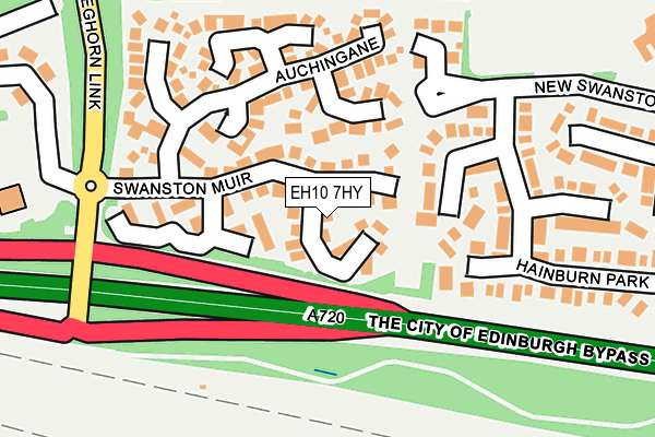EH10 7HY map - OS OpenMap – Local (Ordnance Survey)