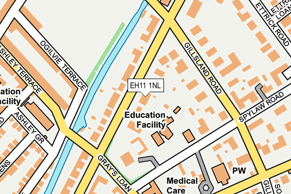 EH11 1NL map - OS OpenMap – Local (Ordnance Survey)
