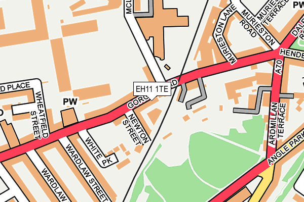 Map of MH EXECUTIVE LIMITED at local scale