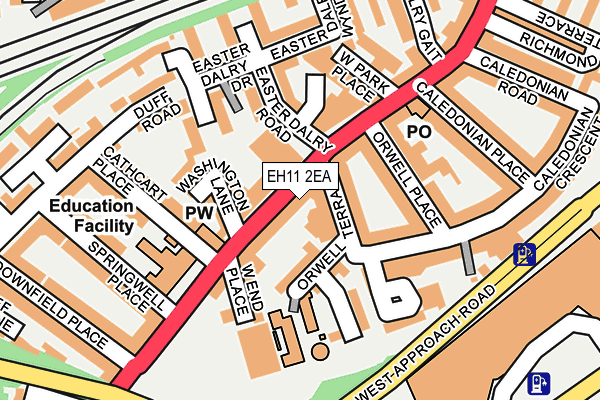 Map of NOT JUST COFFEE DALRY LIMITED at local scale