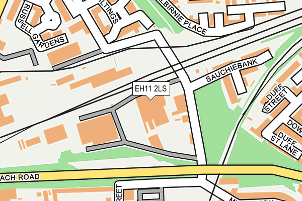 EH11 2LS map - OS OpenMap – Local (Ordnance Survey)