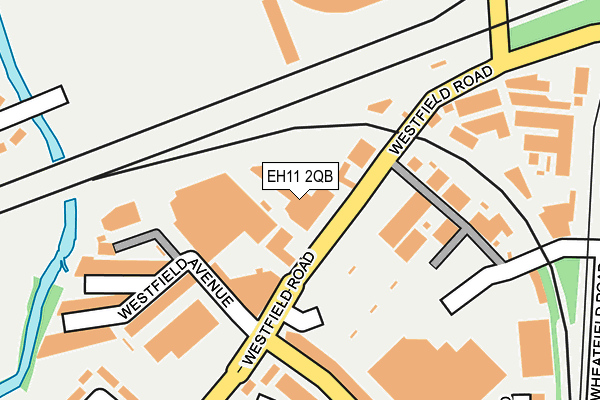 EH11 2QB map - OS OpenMap – Local (Ordnance Survey)