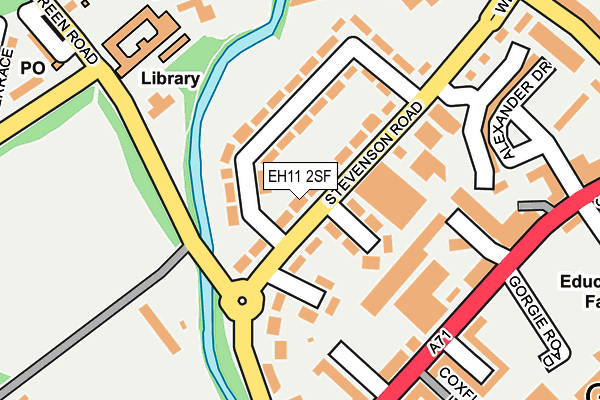 EH11 2SF map - OS OpenMap – Local (Ordnance Survey)