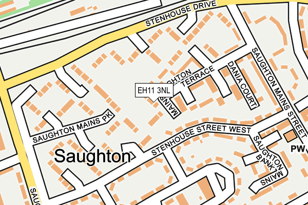 EH11 3NL map - OS OpenMap – Local (Ordnance Survey)