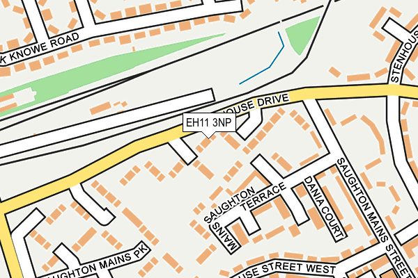 EH11 3NP map - OS OpenMap – Local (Ordnance Survey)
