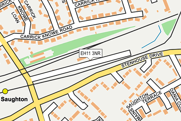 EH11 3NR map - OS OpenMap – Local (Ordnance Survey)