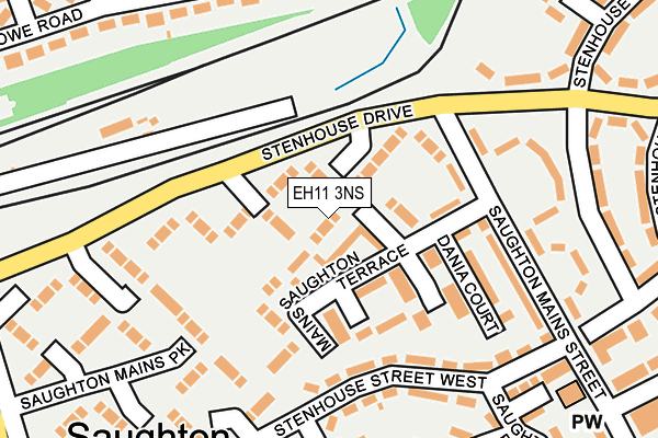 EH11 3NS map - OS OpenMap – Local (Ordnance Survey)