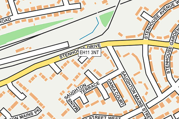 EH11 3NT map - OS OpenMap – Local (Ordnance Survey)