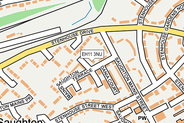 EH11 3NU map - OS OpenMap – Local (Ordnance Survey)