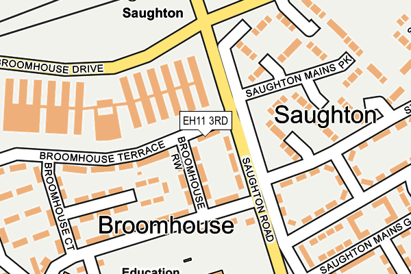 EH11 3RD map - OS OpenMap – Local (Ordnance Survey)