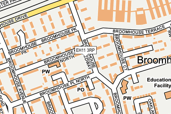 EH11 3RP map - OS OpenMap – Local (Ordnance Survey)