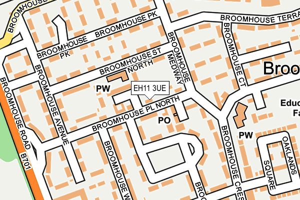 EH11 3UE map - OS OpenMap – Local (Ordnance Survey)