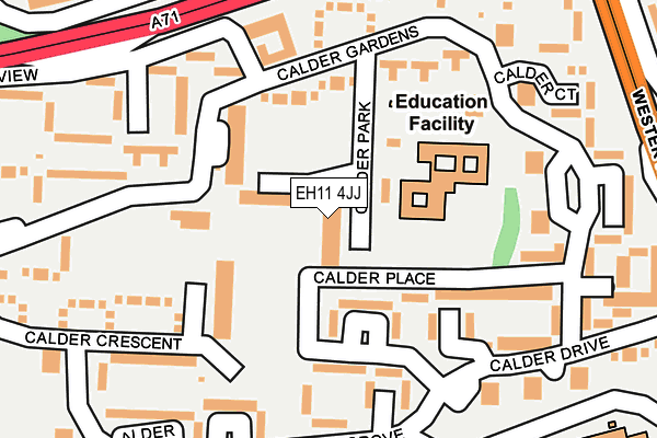 EH11 4JJ map - OS OpenMap – Local (Ordnance Survey)