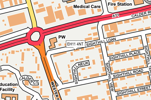 EH11 4NT map - OS OpenMap – Local (Ordnance Survey)