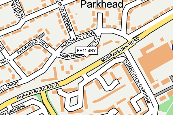 EH11 4RY map - OS OpenMap – Local (Ordnance Survey)