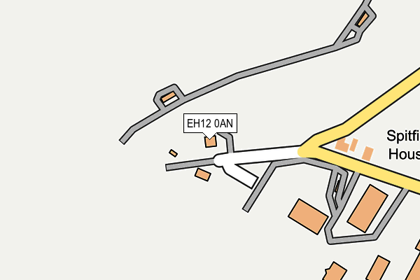 EH12 0AN map - OS OpenMap – Local (Ordnance Survey)