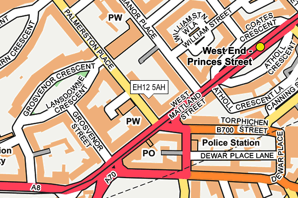 Map of ROGAN PRODUCTIONS SCOTLAND LTD at local scale