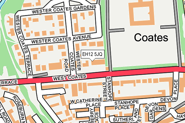 EH12 5JQ map - OS OpenMap – Local (Ordnance Survey)