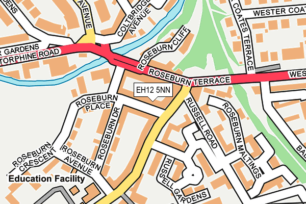 EH12 5NN map - OS OpenMap – Local (Ordnance Survey)