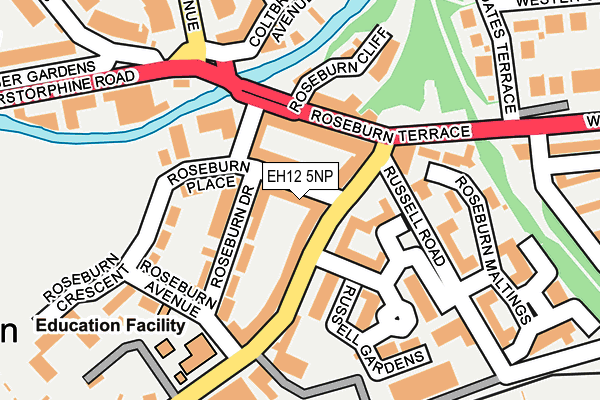 EH12 5NP map - OS OpenMap – Local (Ordnance Survey)