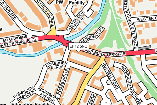 EH12 5NQ map - OS OpenMap – Local (Ordnance Survey)