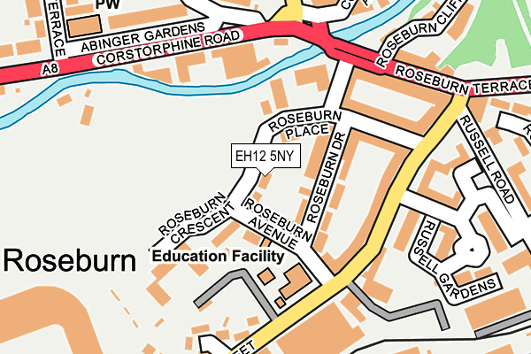 EH12 5NY map - OS OpenMap – Local (Ordnance Survey)