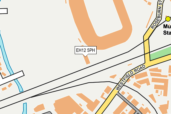 EH12 5PH map - OS OpenMap – Local (Ordnance Survey)
