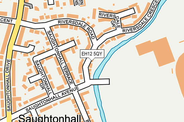 EH12 5QY map - OS OpenMap – Local (Ordnance Survey)