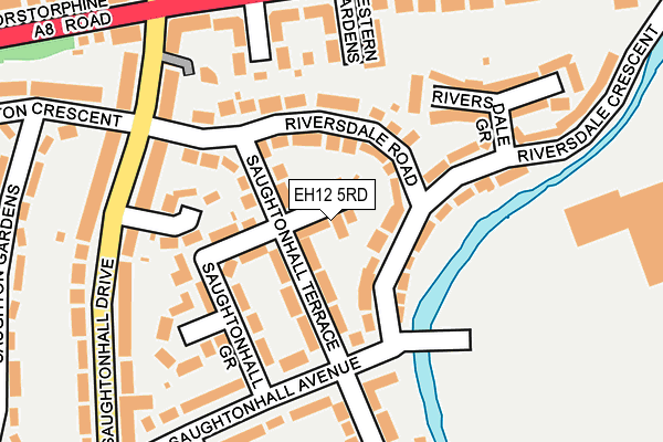 EH12 5RD map - OS OpenMap – Local (Ordnance Survey)