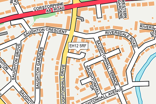 EH12 5RF map - OS OpenMap – Local (Ordnance Survey)