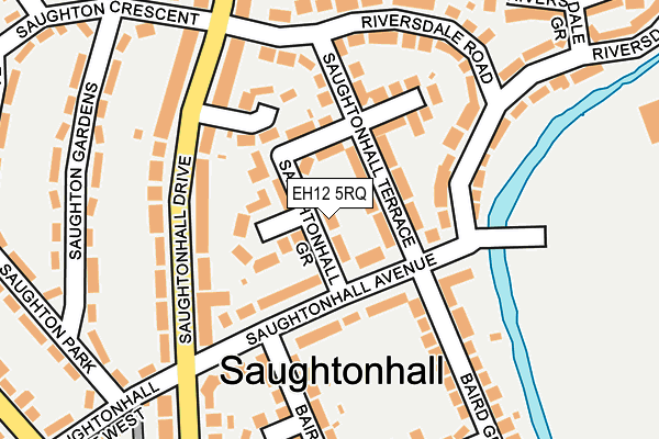 EH12 5RQ map - OS OpenMap – Local (Ordnance Survey)