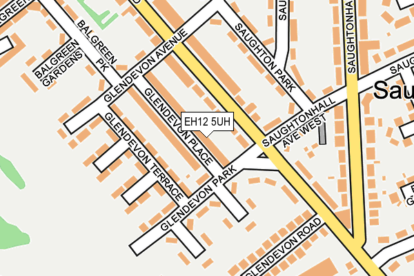 EH12 5UH map - OS OpenMap – Local (Ordnance Survey)