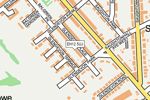 EH12 5UJ map - OS OpenMap – Local (Ordnance Survey)