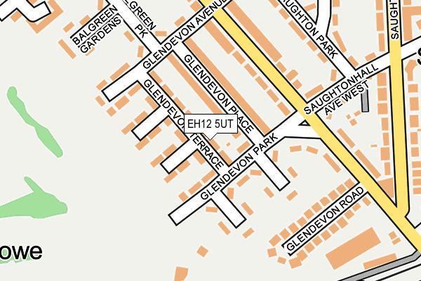 EH12 5UT map - OS OpenMap – Local (Ordnance Survey)
