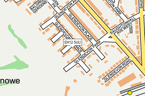 EH12 5UU map - OS OpenMap – Local (Ordnance Survey)