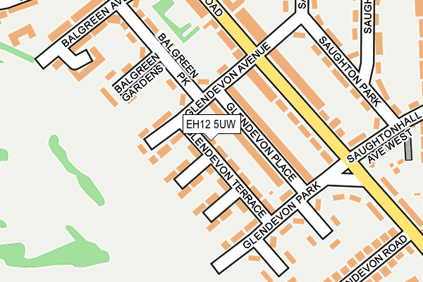 EH12 5UW map - OS OpenMap – Local (Ordnance Survey)
