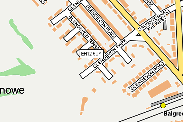 EH12 5UY map - OS OpenMap – Local (Ordnance Survey)