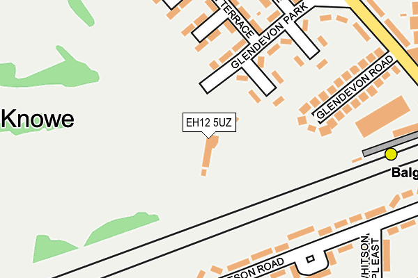 EH12 5UZ map - OS OpenMap – Local (Ordnance Survey)