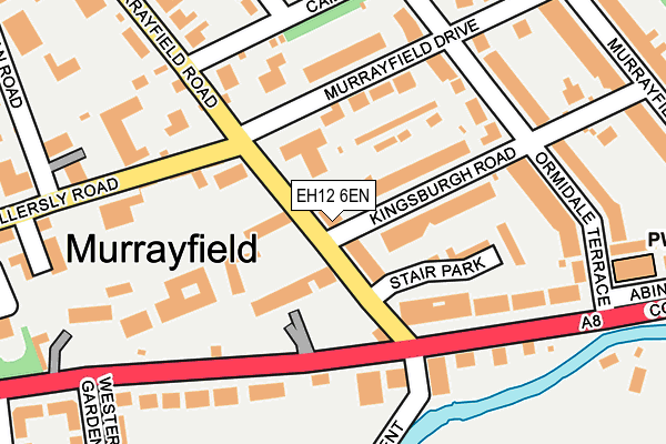 EH12 6EN map - OS OpenMap – Local (Ordnance Survey)