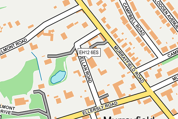 EH12 6ES map - OS OpenMap – Local (Ordnance Survey)