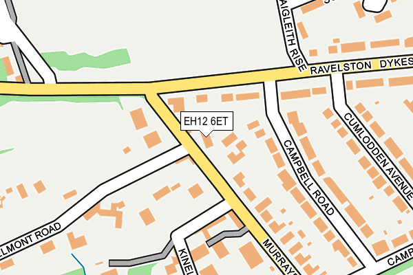 EH12 6ET map - OS OpenMap – Local (Ordnance Survey)