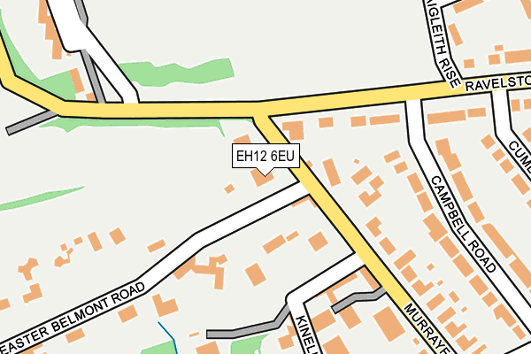 EH12 6EU map - OS OpenMap – Local (Ordnance Survey)