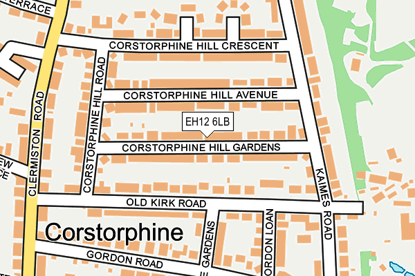 EH12 6LB map - OS OpenMap – Local (Ordnance Survey)