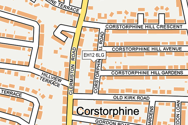 EH12 6LG map - OS OpenMap – Local (Ordnance Survey)