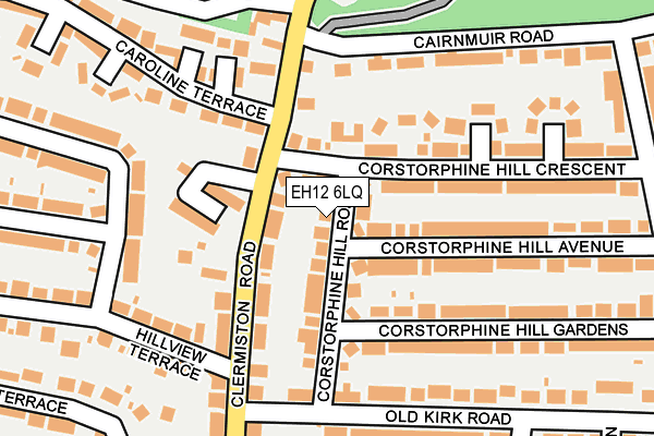 EH12 6LQ map - OS OpenMap – Local (Ordnance Survey)