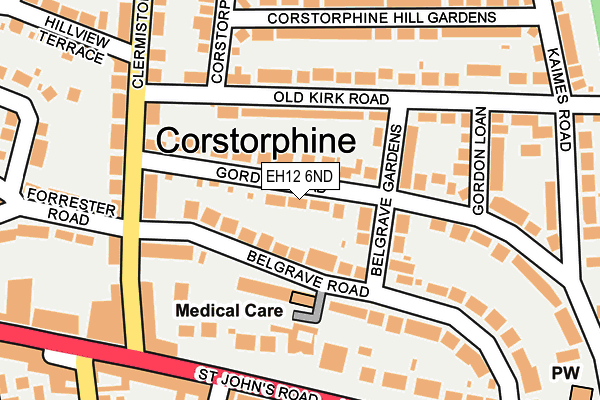 EH12 6ND map - OS OpenMap – Local (Ordnance Survey)