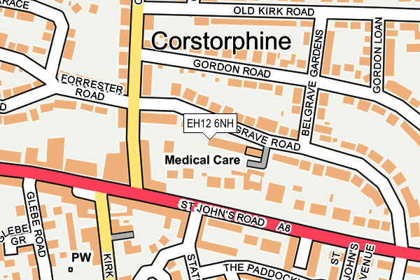 EH12 6NH map - OS OpenMap – Local (Ordnance Survey)