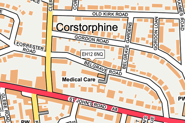 EH12 6NQ map - OS OpenMap – Local (Ordnance Survey)