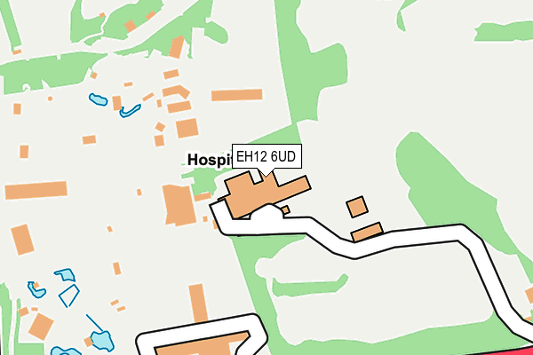 EH12 6UD map - OS OpenMap – Local (Ordnance Survey)