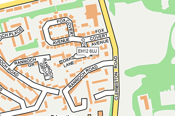 EH12 6UJ map - OS OpenMap – Local (Ordnance Survey)